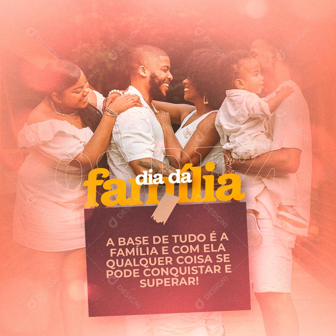 Post Dia Da Família 8 De Dezembro Social Media PSD Editável