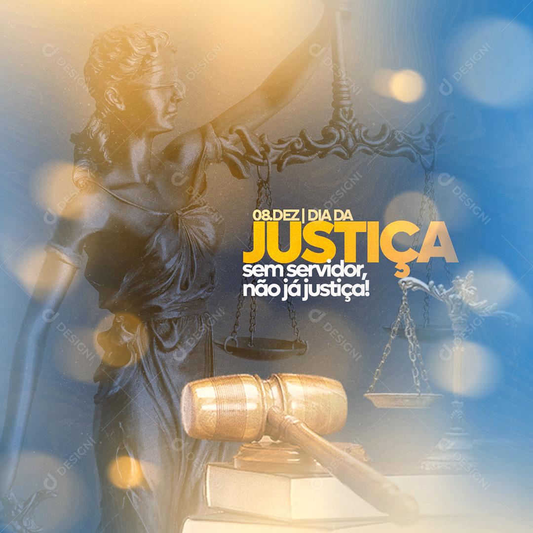 Post Dia Da Justiça Social Media PSD Editável