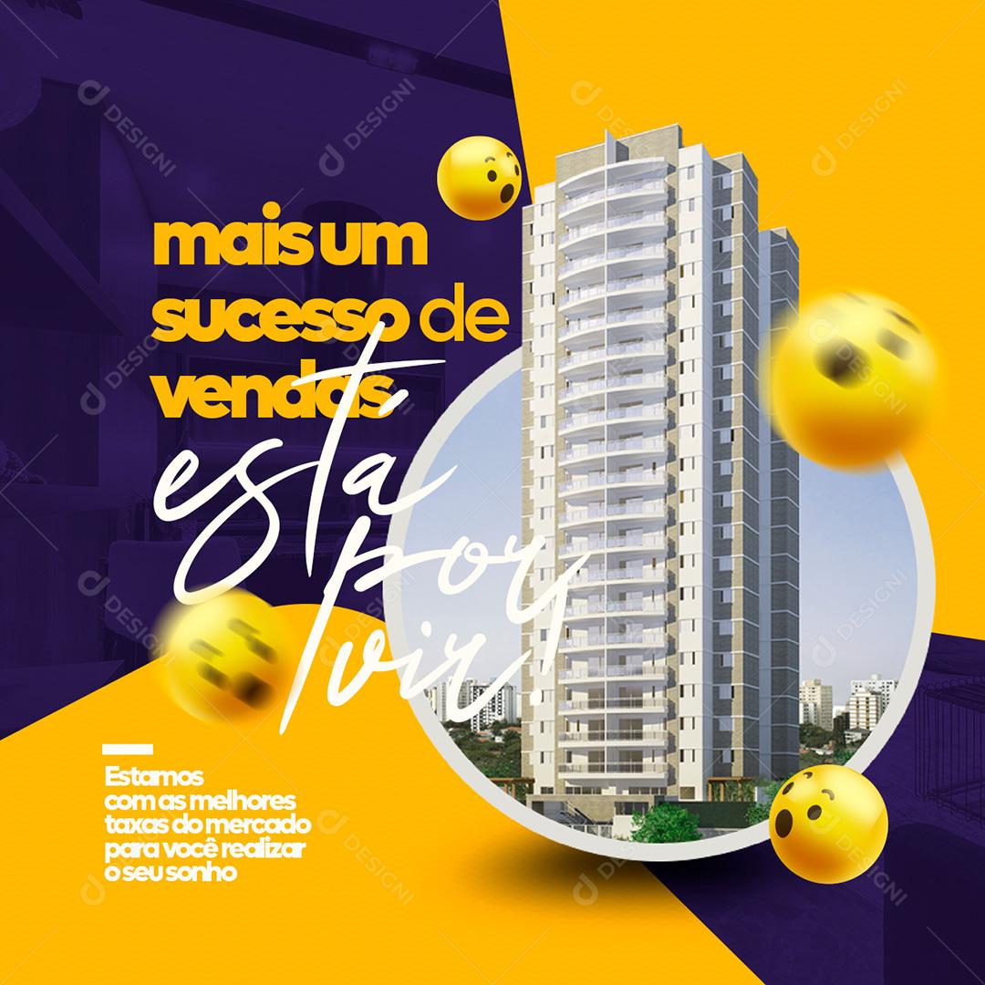 Post Imobiliária Está Por Vir Social Media PSD Editável