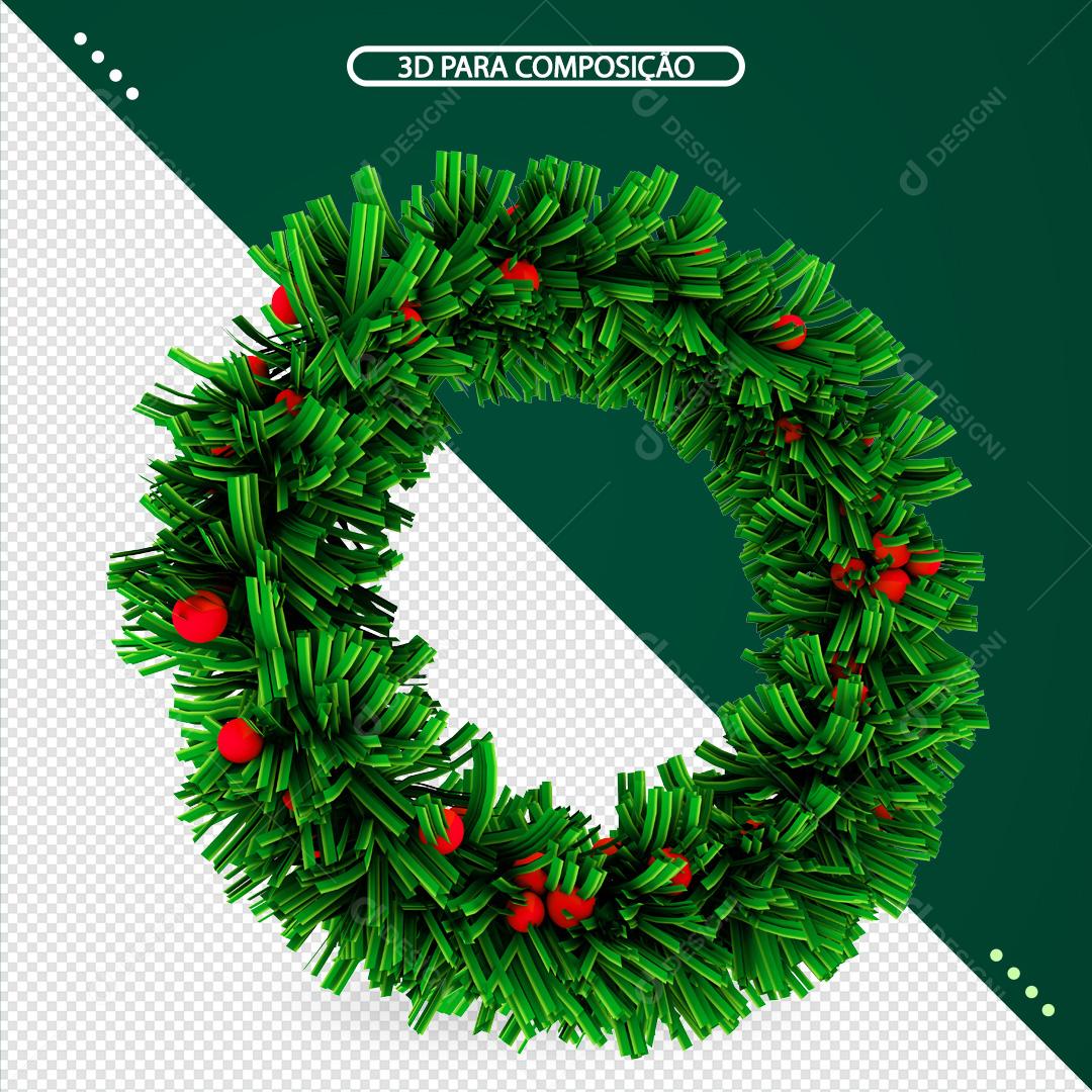 Elemento 3D Para Composição Guirlanda PNG Transparente Sem Fundo