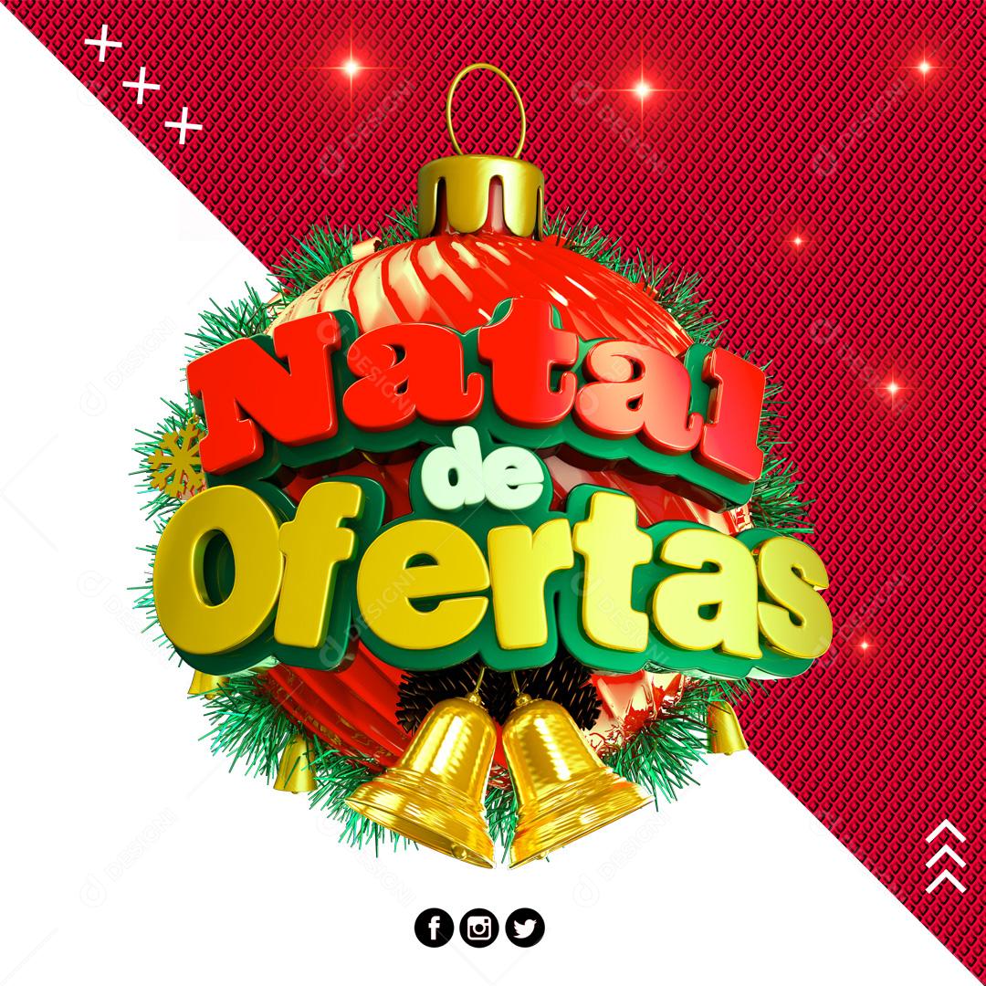 Selo 3D Para Composição Natal De Ofertas PNG Transparente Sem Fundo