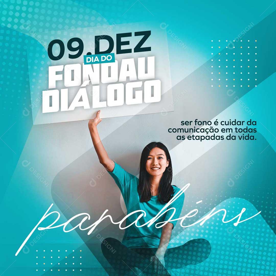 9 De Dezembro Dia Do Fonoaudiálogo Social Media PSD Editável