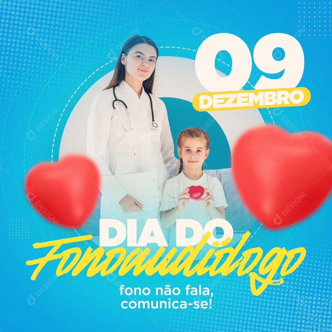 9 De Dezembro Dia Do Fonoaudiálogo Social Media PSD Editável