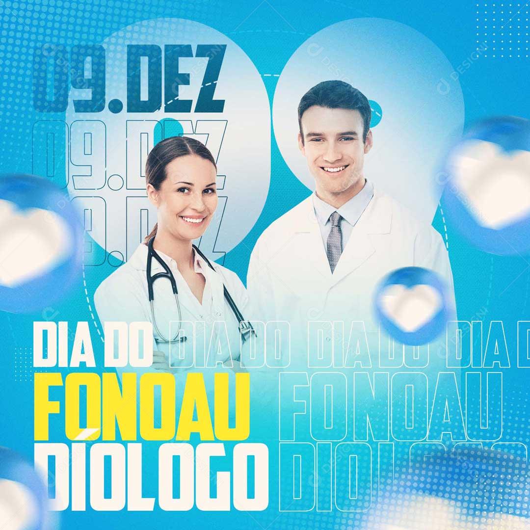 9 De Dezembro Dia Do Fonoaudiálogo Social Media PSD Editável