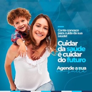 Cuidar da Saúde Também É Cuidar Do Futuro Social Media PSD Editável