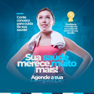 Sua Saúde Merece Muito Mais Agende A Sua Consulta Social Media PSD Editável