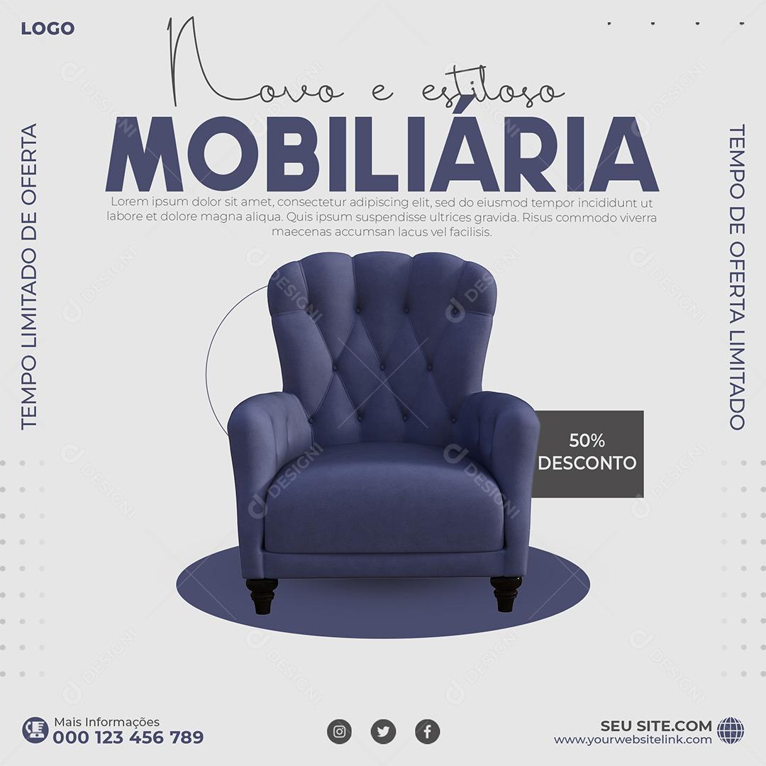 Social Media Imobiliária Novo E Estiloso PSD Editável