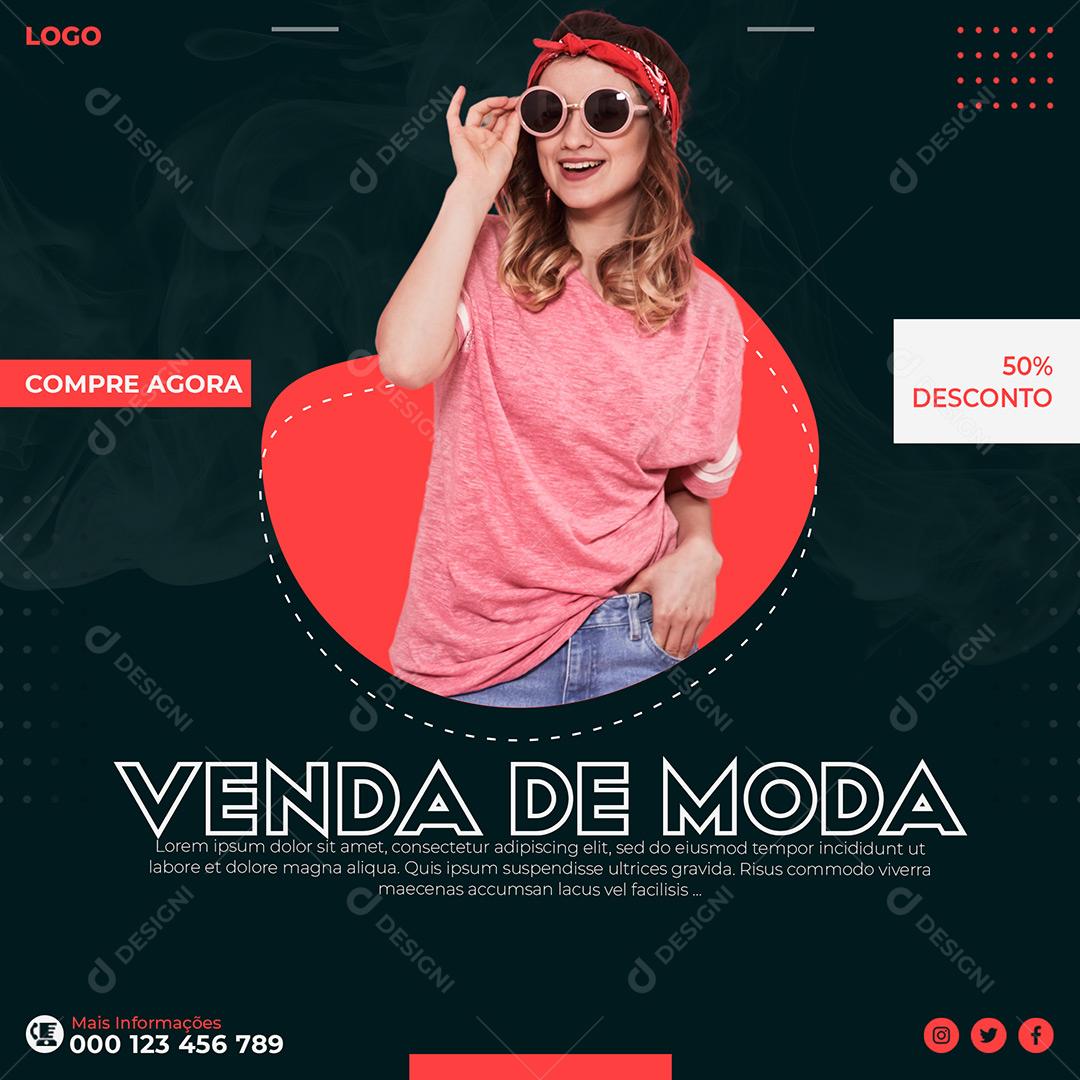 Loja Social Media Vendas De Modas 50% PSD Editável