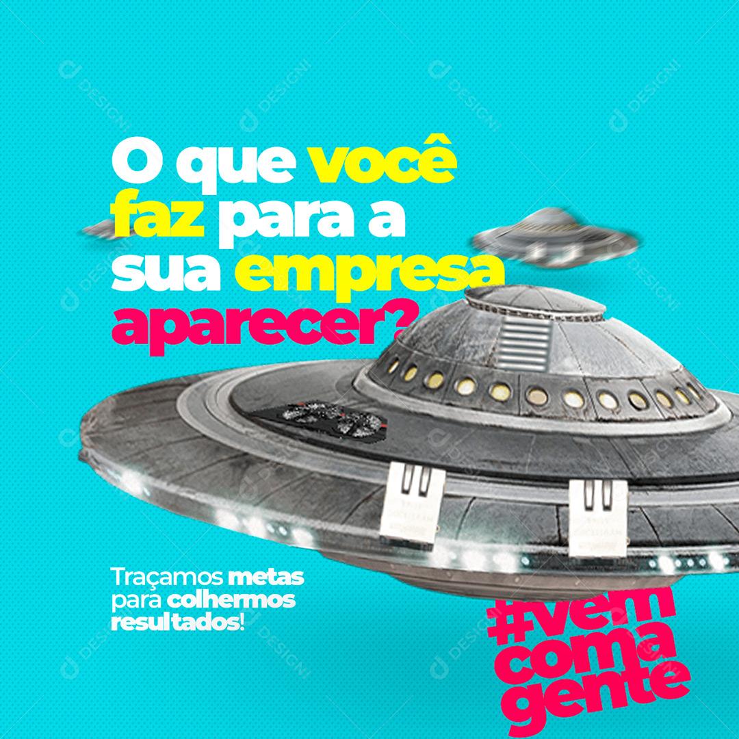 Social Media Marketing Digital Oque Voçê Faz Para A  Sua Empresa Agência PSD Editável