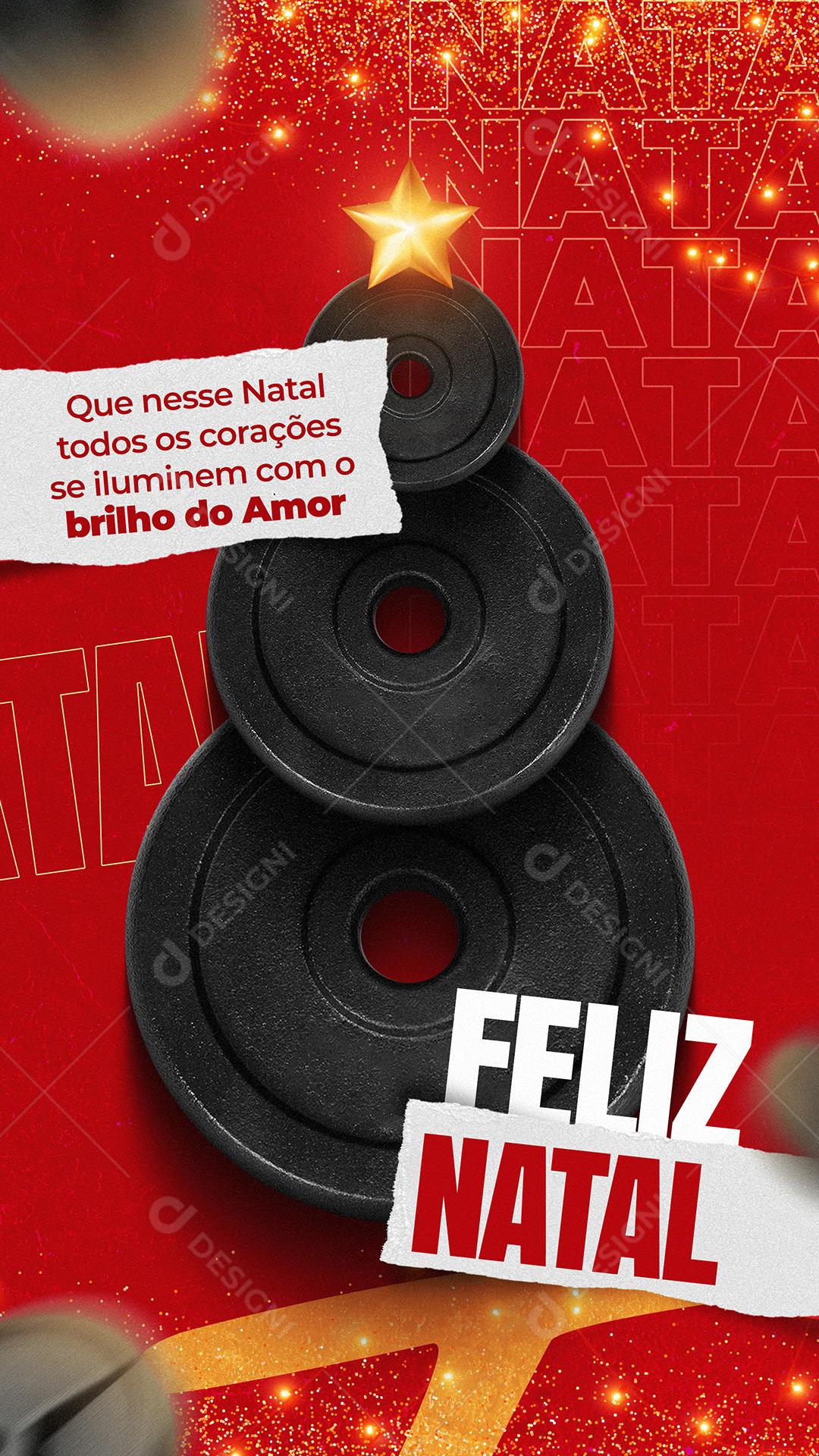 Social Media Feliz Natal Academia PSD Editável