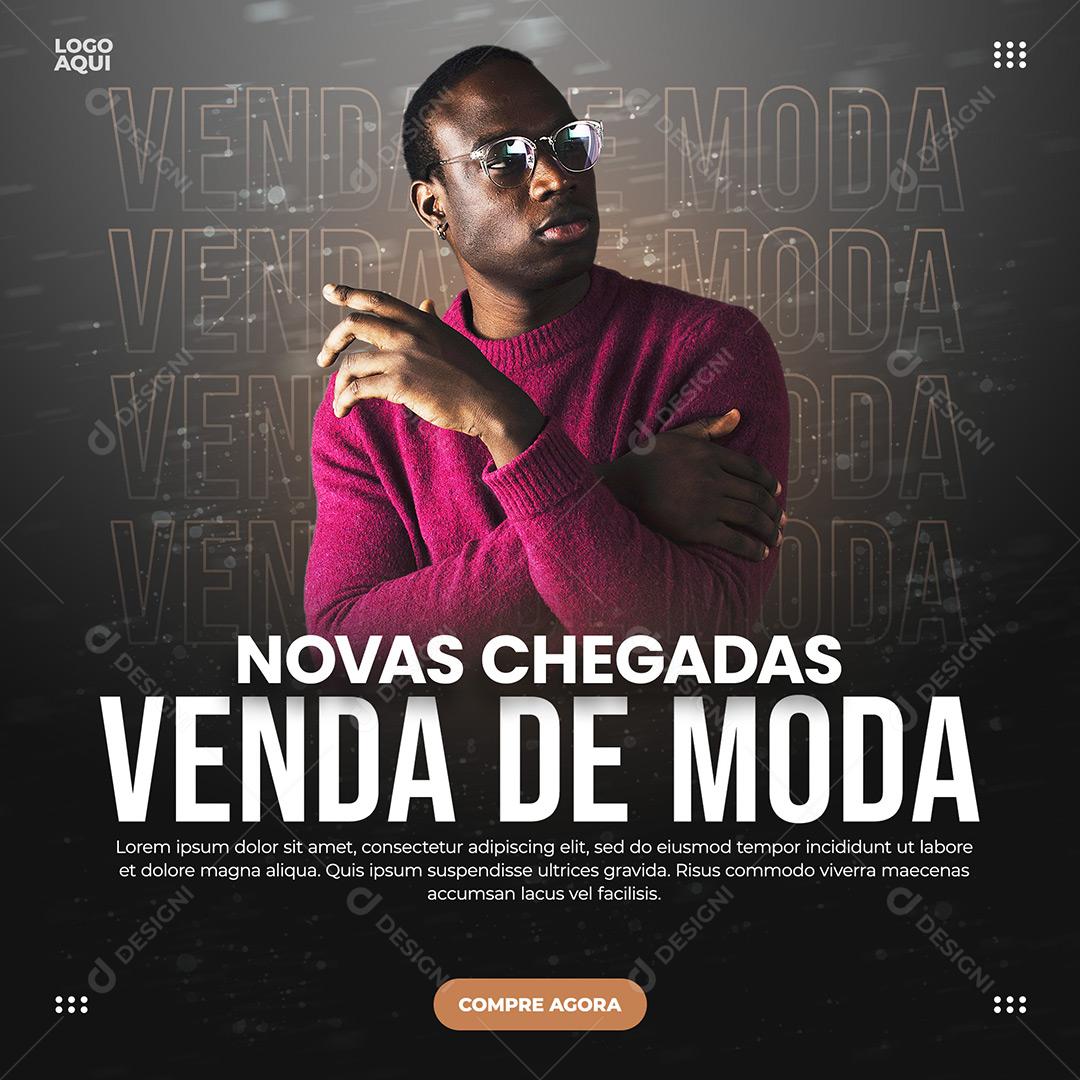 Lojas Novas Chegadas Vendas De Moda PSD Editável