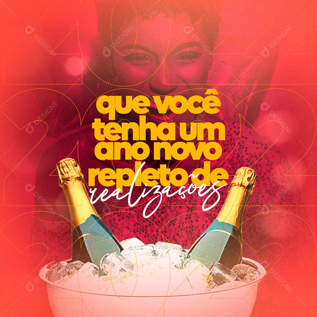 Post Ano Novo Repleto De Realizações Social Media