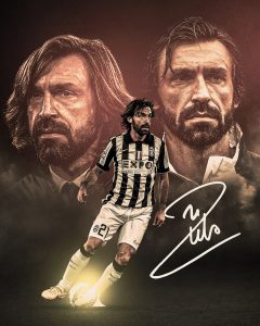 Feed Flayer Pirlo Jogador de Futebol Social Media PSD Editável