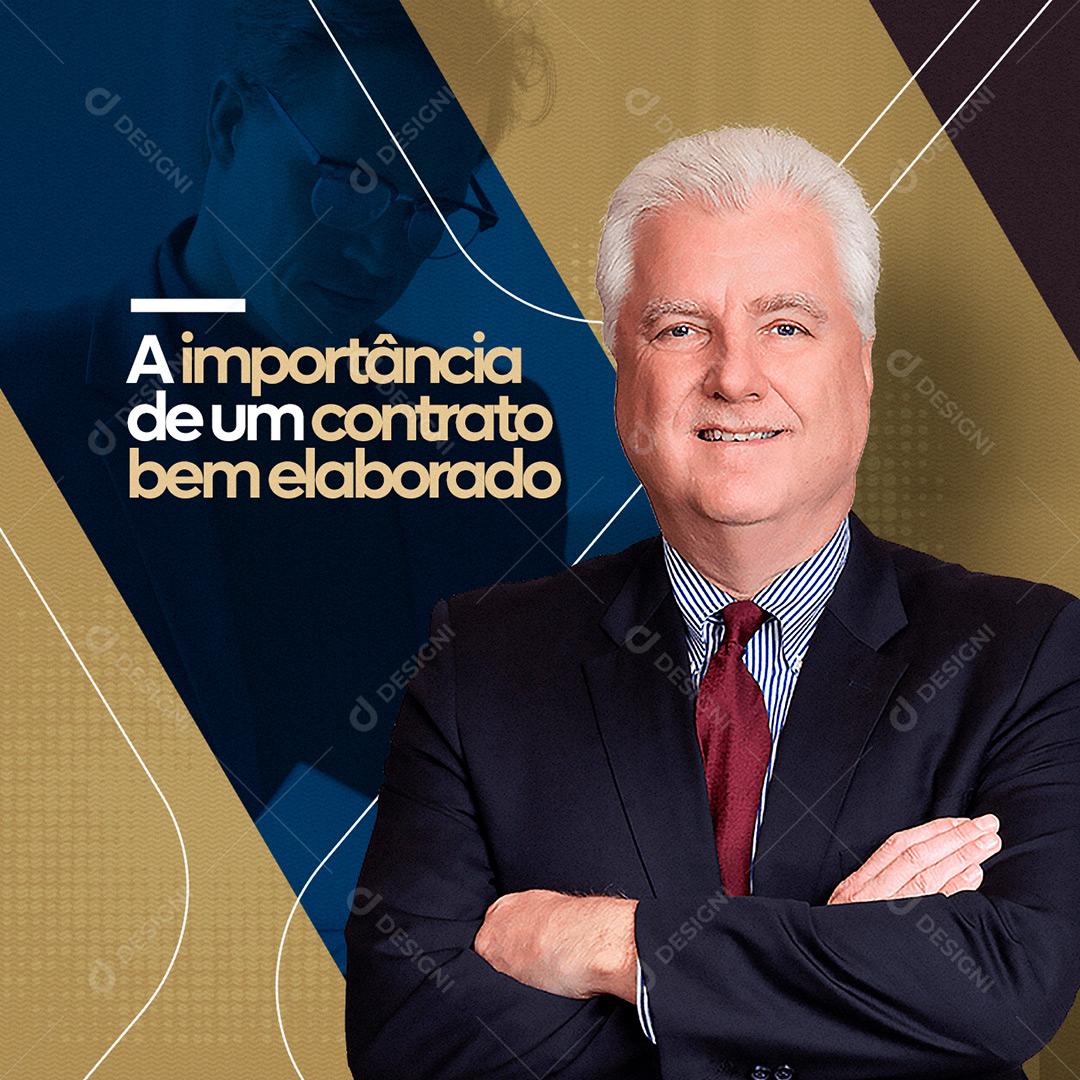 Advocacia Social Media A Importãncia De Um Contrato Bem Elaborado PSD Editável
