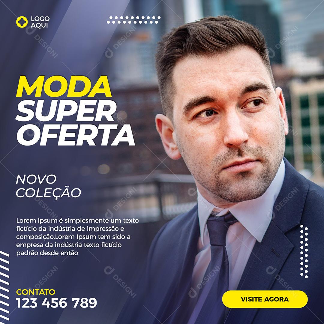 Social Media Loja Super Oferta Moda PSD Editável