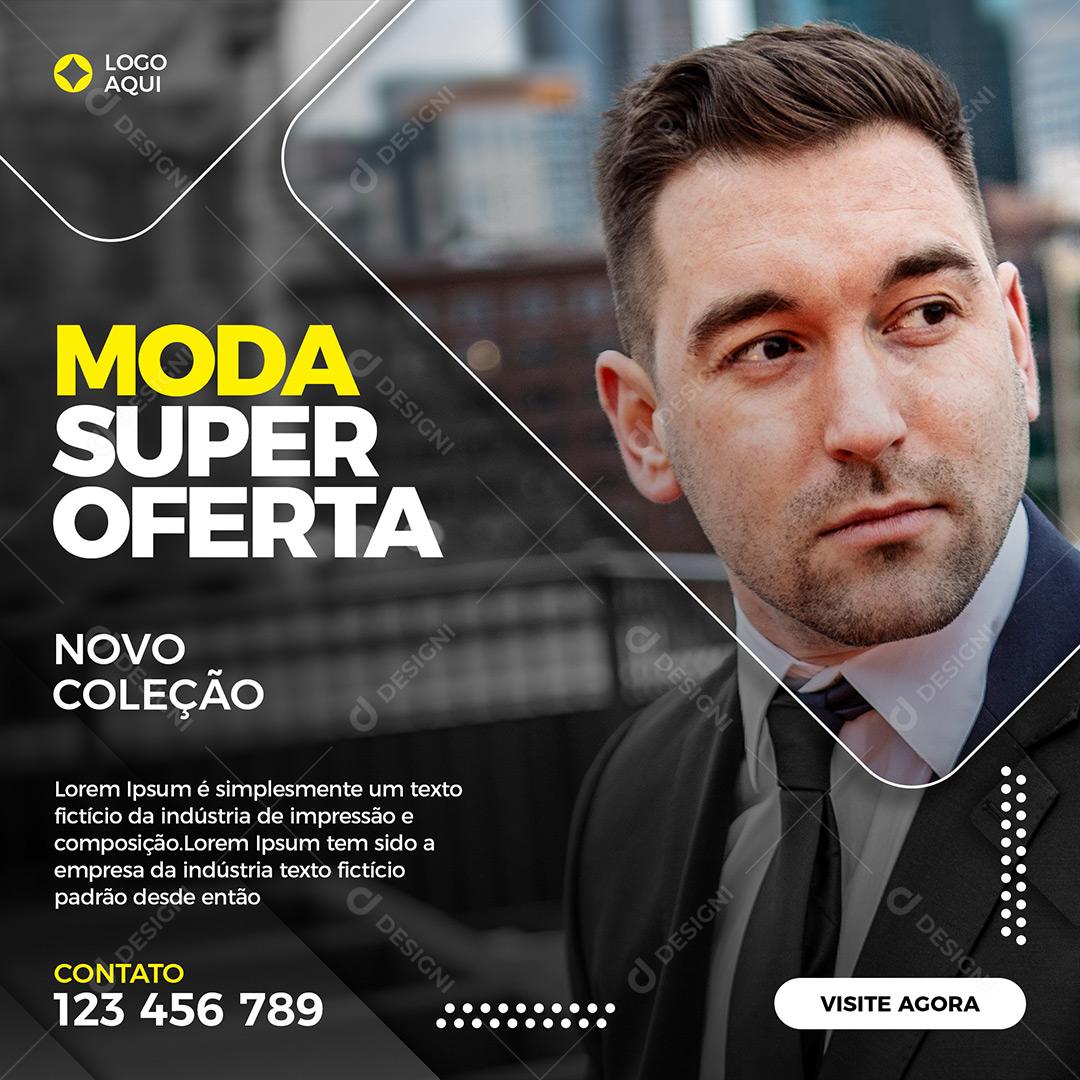 Loja Moda Super Oferta Coleção Nova Social Media PSD Editável