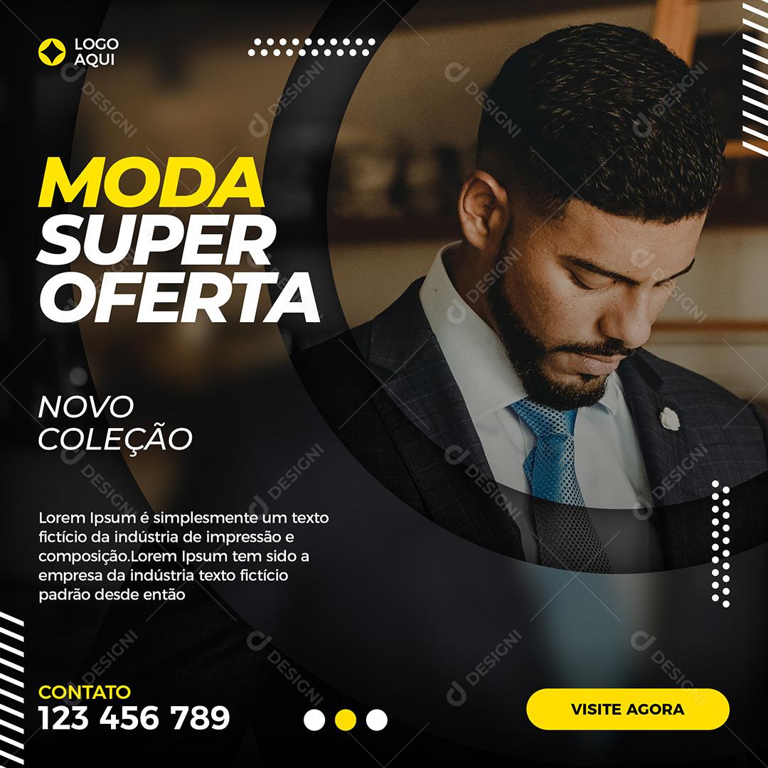 Loja Moda Super Oferta Coleção Social Media PSD Editável