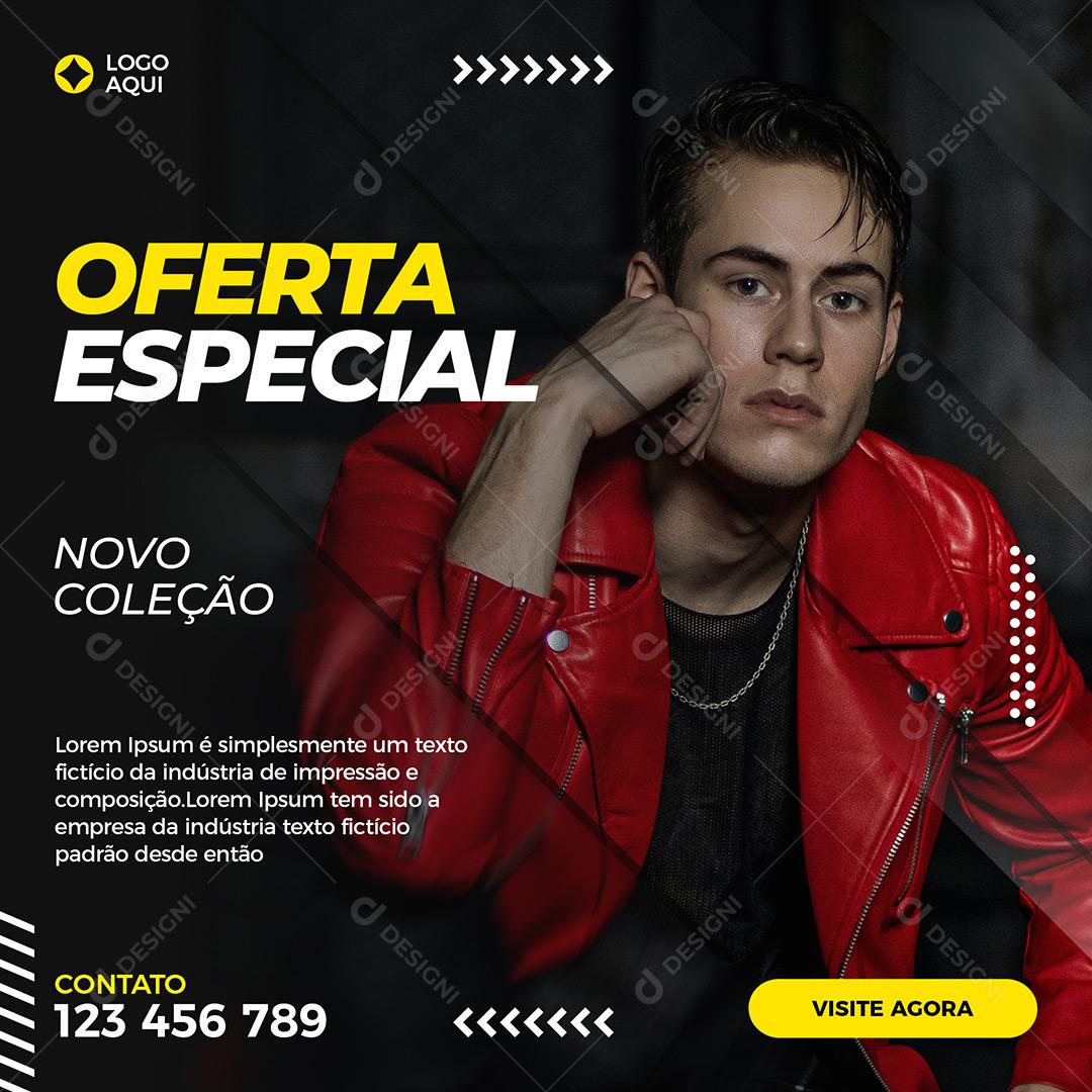 Lojas Ofertas Especial Moda Social Media PSD Editável