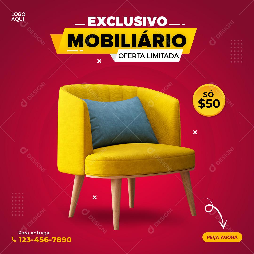 Exclusivo Imobiliário Oferta Limitada Social Media PSD Editável