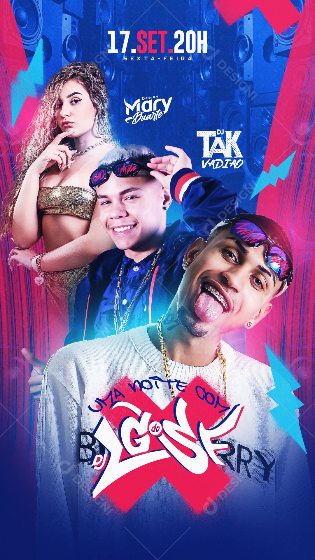 Feed Flyer Uma Noite Com Lg de Sf  Social Media PSD Editável