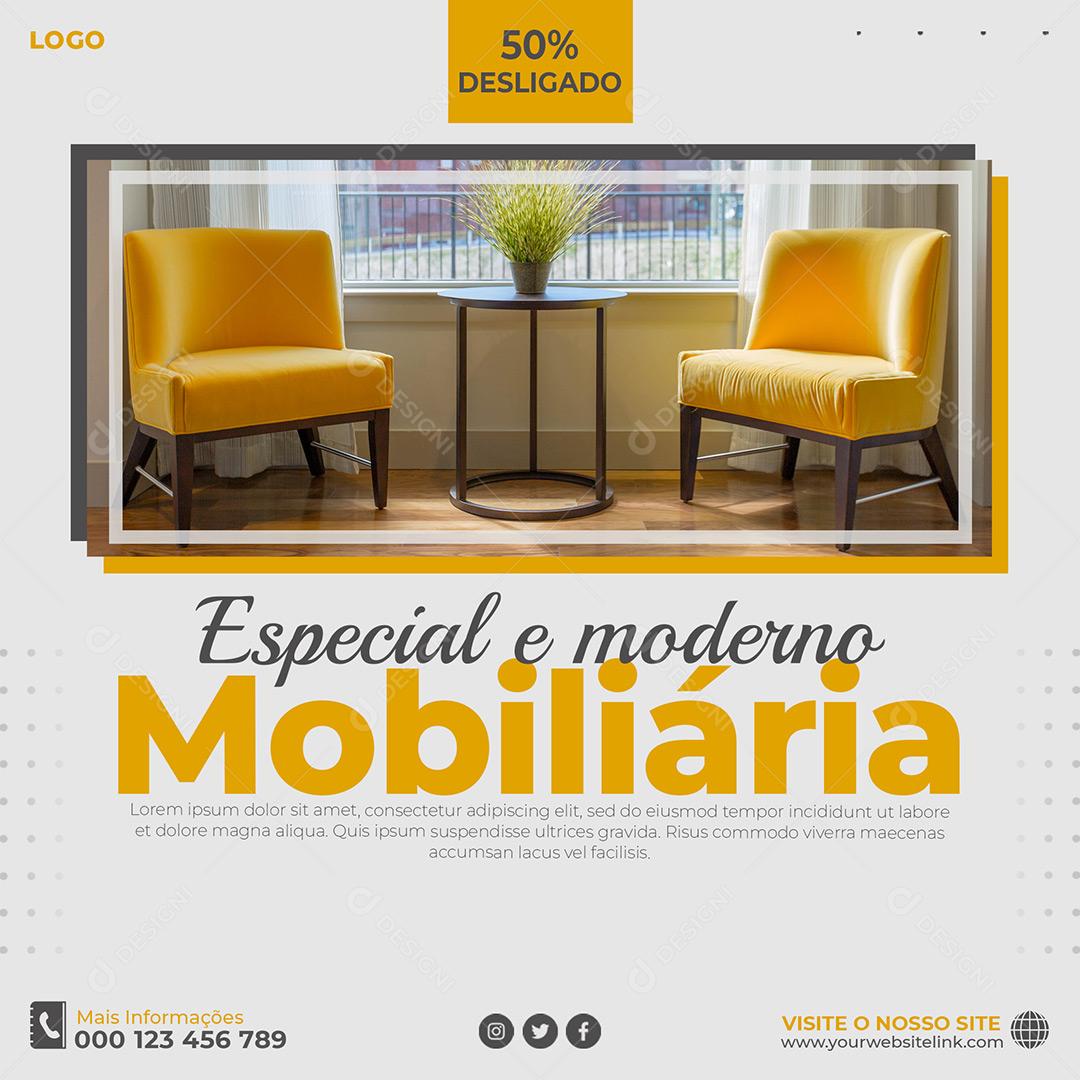 Social Media Especial e Moderno Imobiliária PSD Editável