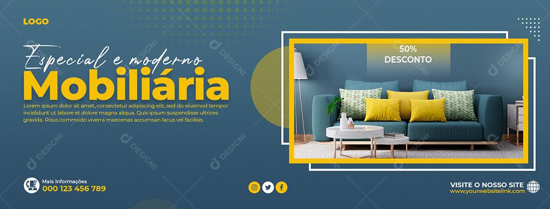 Imobiliária Banner Especial E Moderno Social Media PSD Editável