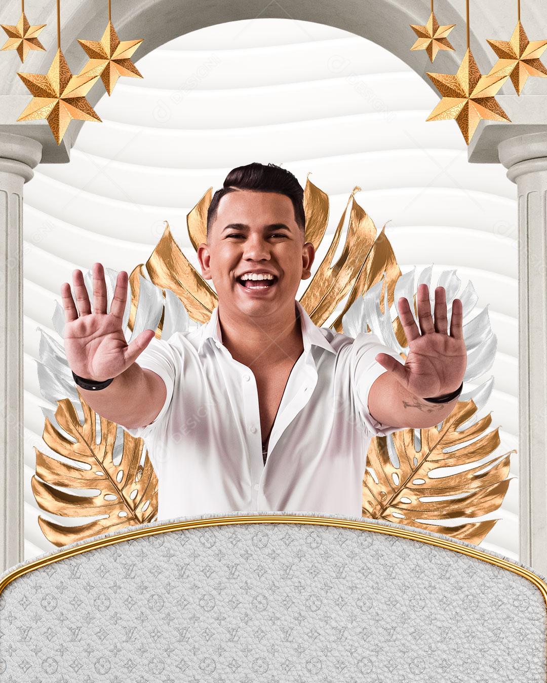 Social Media Template Ano Novo PSD Editável