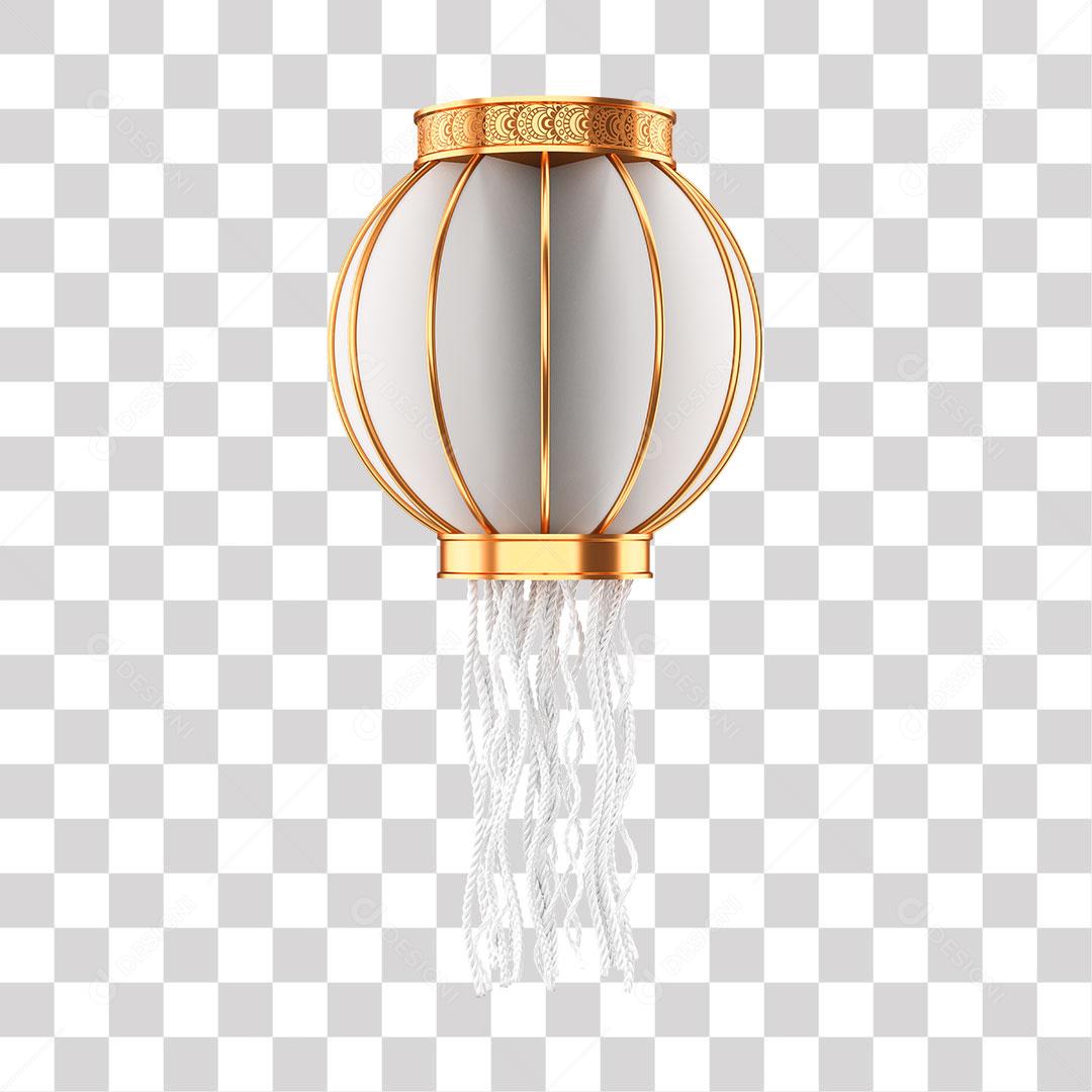 Pendulo Chinês Elemento 3D Para Composição PNG Transparente