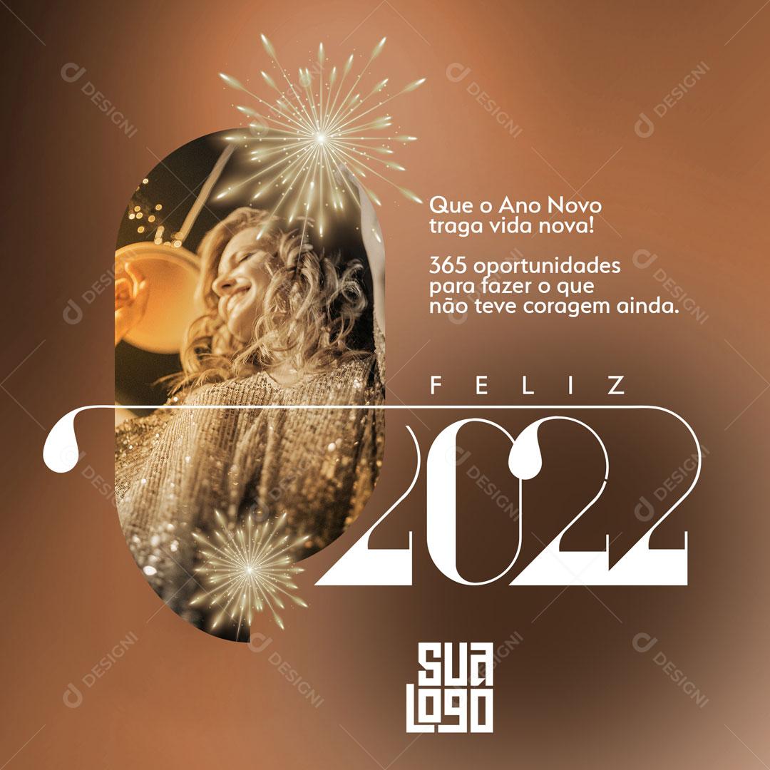 May the New Year Bring New Life Social Media Editable PSD