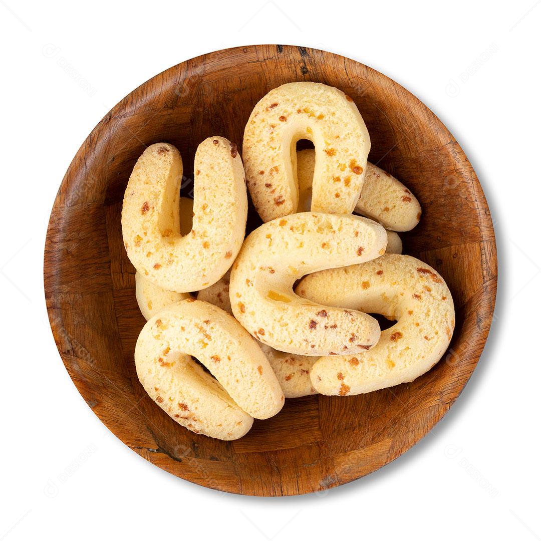 Pão de Queijo Típico da América do Sul Em Mesa de Madeira Imagem JPG