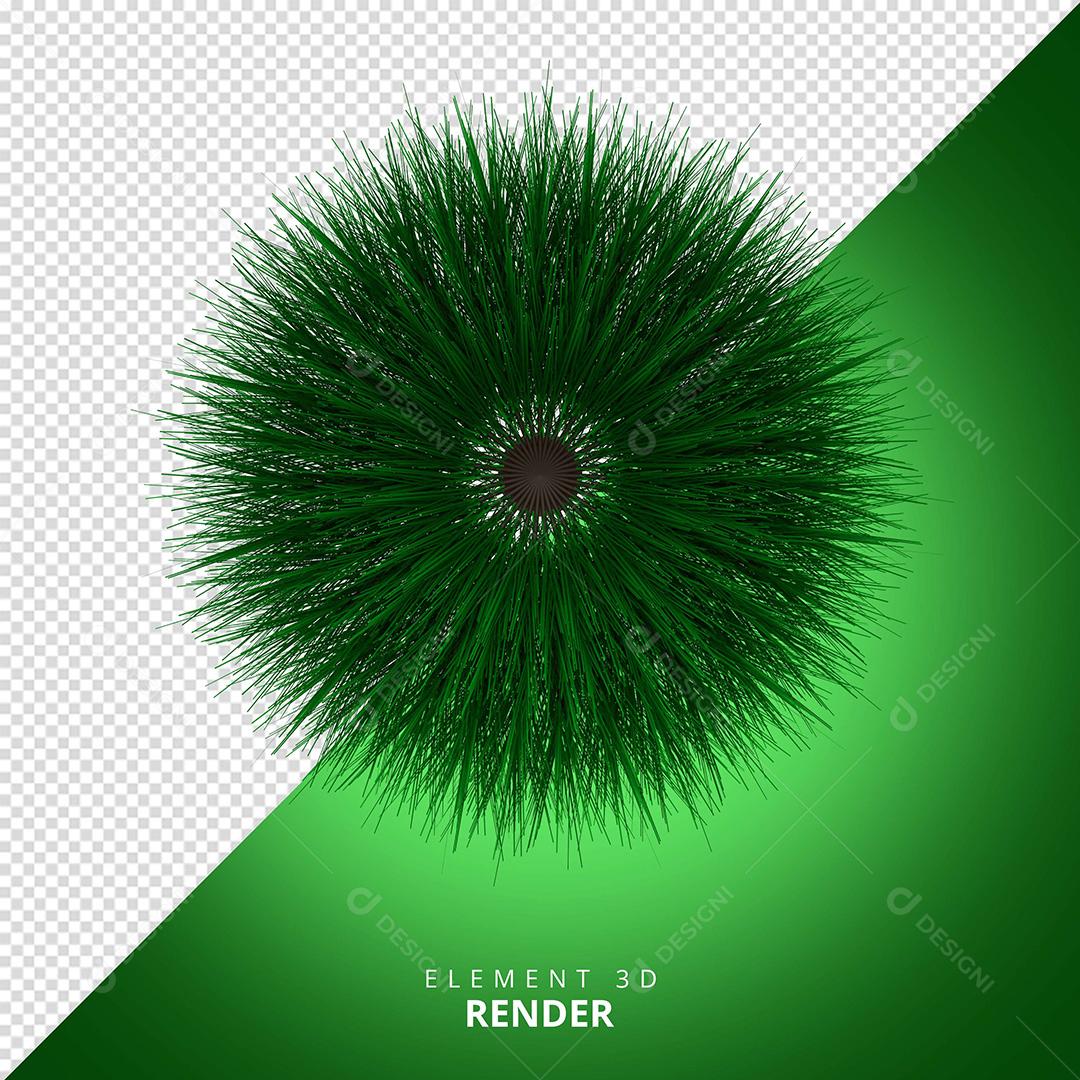 Elemento 3D Para Composição Guirlanda PNG Transparente Sem Fundo