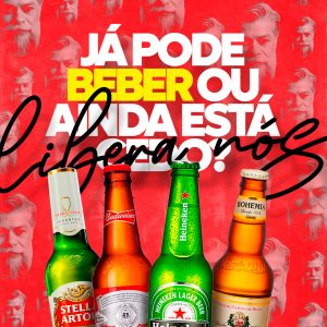 Bebidas Já Pode Beber Ou Ainda Está Cedo Social Media PSD Editável
