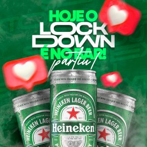 Bebidas Hoje O Lock Down É No Bar Partiu Social Media PSD Editável