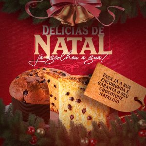 Social Media Delicias De Natal PSD Editável