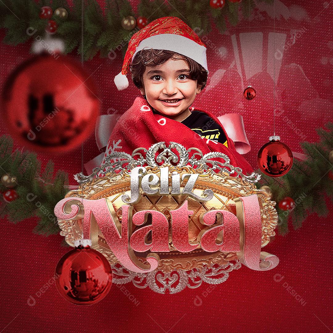 Feliz Natal Social Media Loja Datas Comemorativas PSD Editável