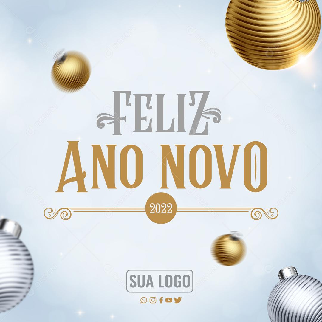 Feliz Ano Novo é Tempo De Rever as Prioridades Social Media PSD Editável