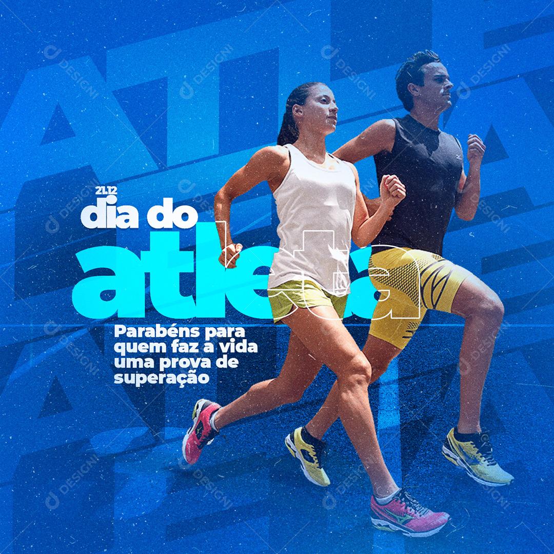 Dia Do Atleta 21 Dezembro PSD Social Media  Editável