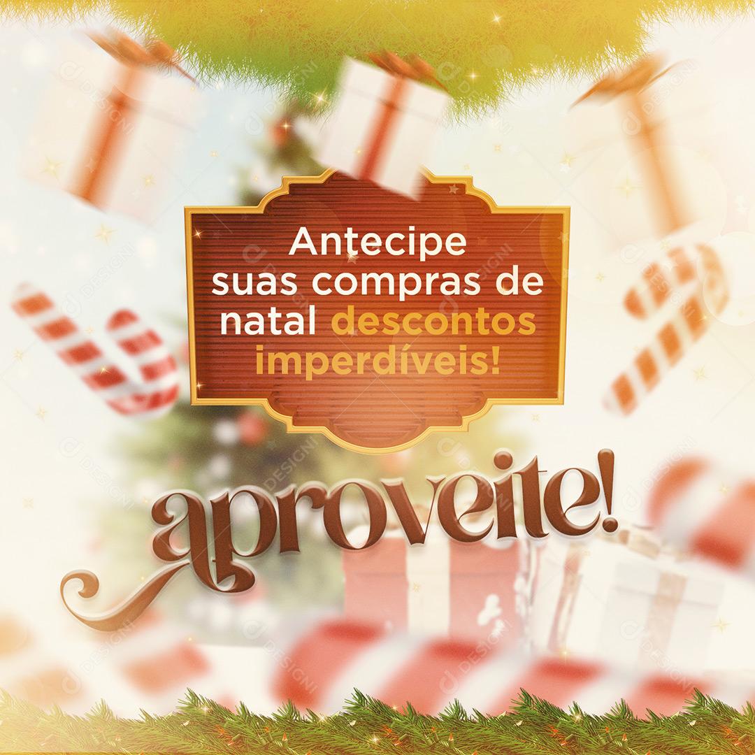 Social Media Antecipe Suas Compras De Natal Aproveite PSD Editável