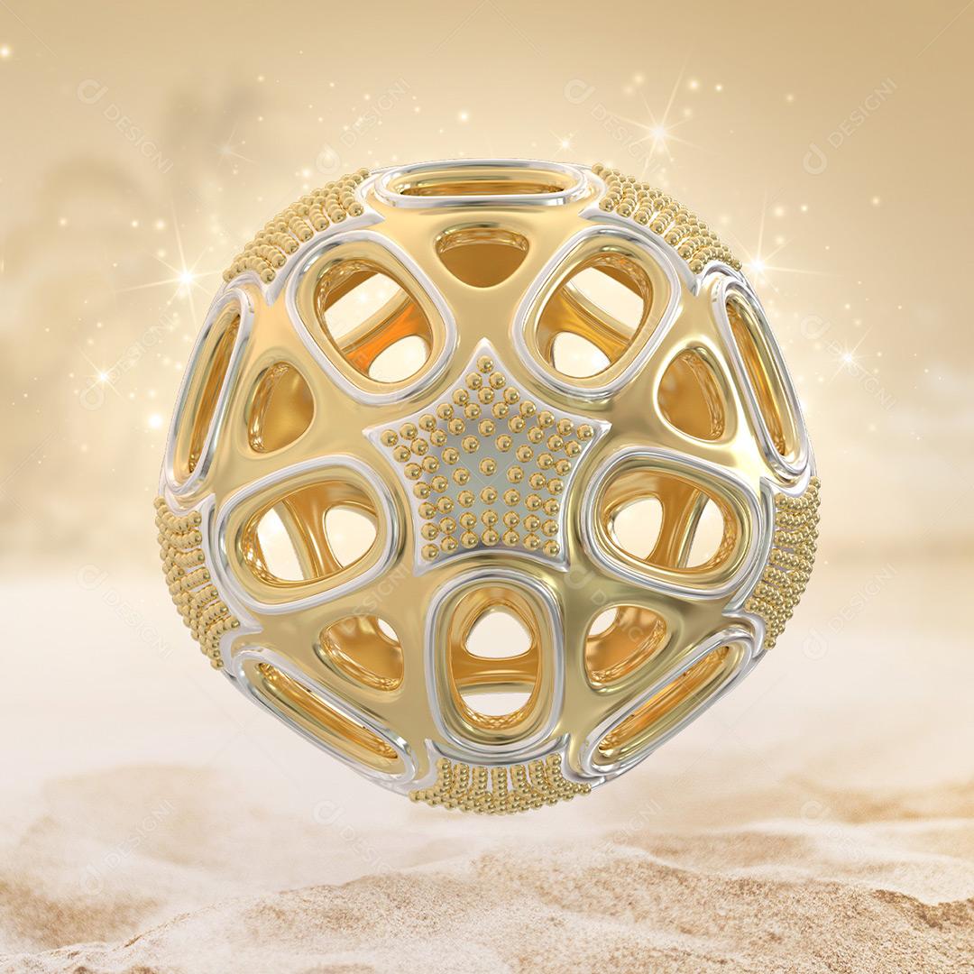 3D New Year Element For Composition Editable PSD