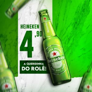 Social Media Bebidas Heineken A Queridinha Do Rolê PSD Editável
