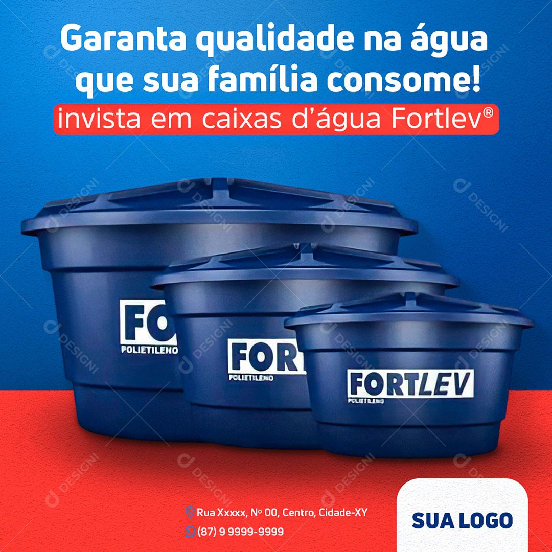 Post Feed Materiais De Construção Caixas Dagua Fortlev PSD Editável