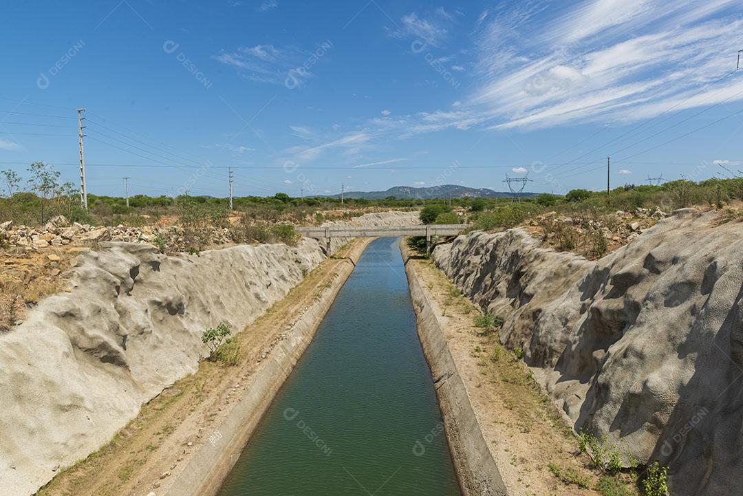 Canal De Transposição De Água Do Rio São Francisco Na Sertânia 5 Imagem JPG