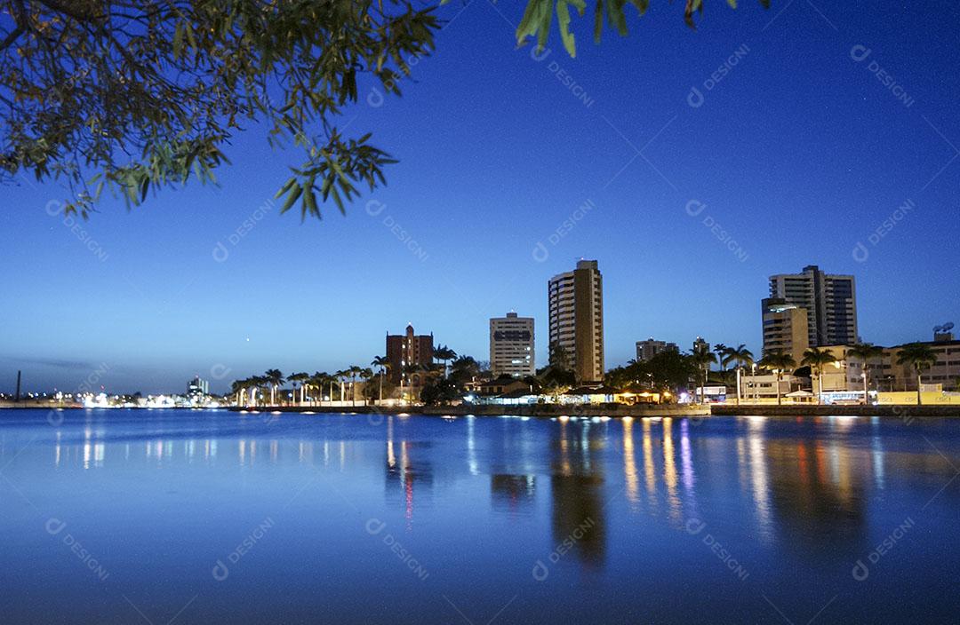 Anoitecer No Antigo Açude Campina Grande Imagem 2 JPG