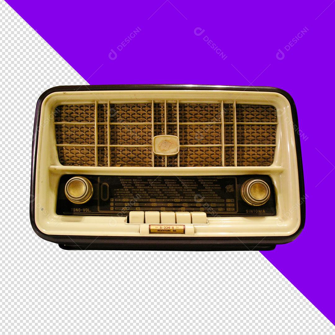 Radio Antigo Musica Clássica Antiguidade PSD Editável