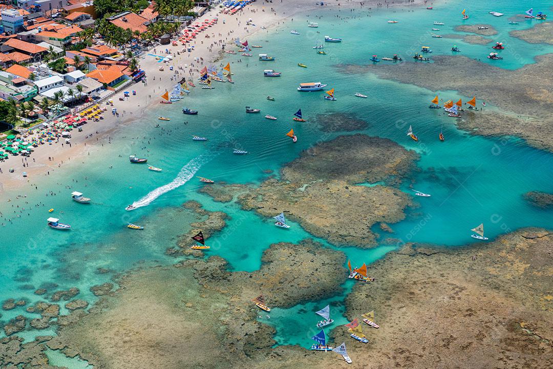 Praia Ipojuca Em Porto De Galinhas Próximo A Recife 9 Imagem JPG