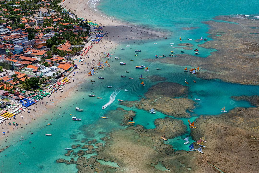 Praia Ipojuca Em Porto De Galinhas Próximo A Recife 8 Imagem JPG