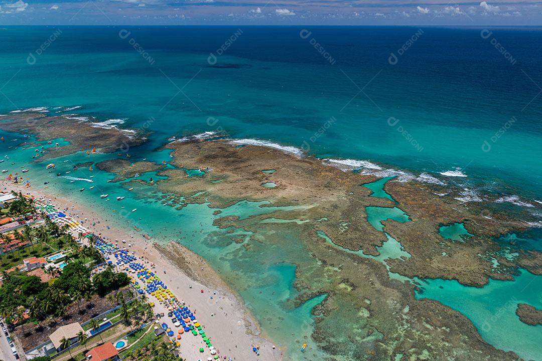 Praia Ipojuca Em Porto De Galinhas Próximo A Recife 5 Imagem JPG