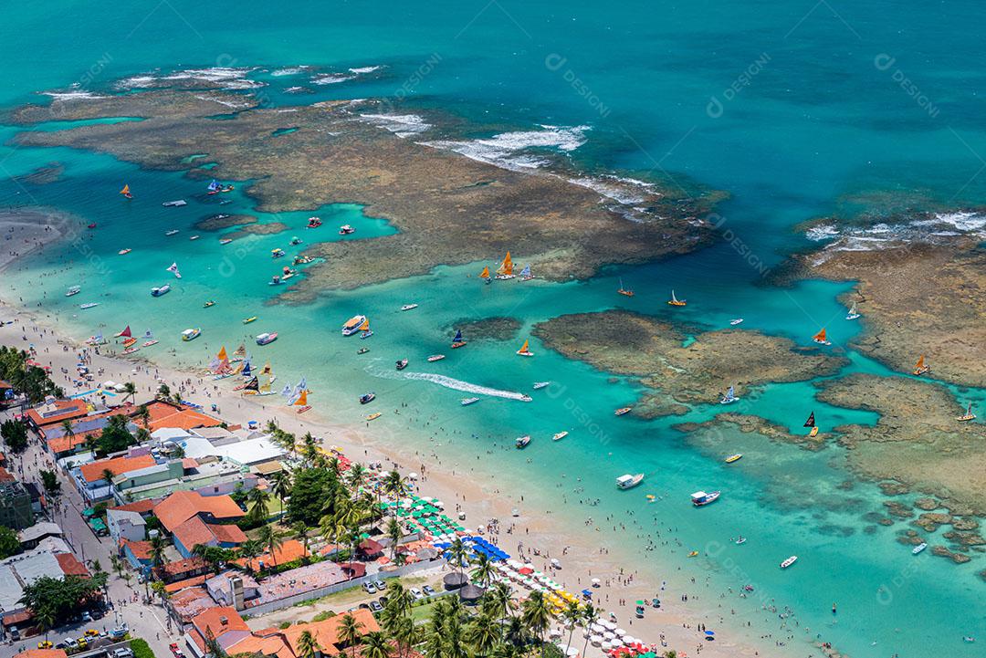 Praia Ipojuca Em Porto De Galinhas Próximo A Recife 3 Imagem JPG