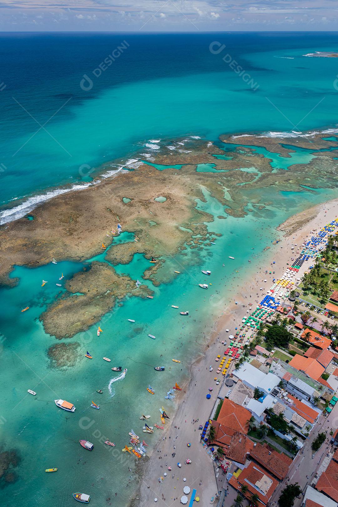 Praia Ipojuca Em Porto De Galinhas Próximo A Recife 1 Imagem JPG
