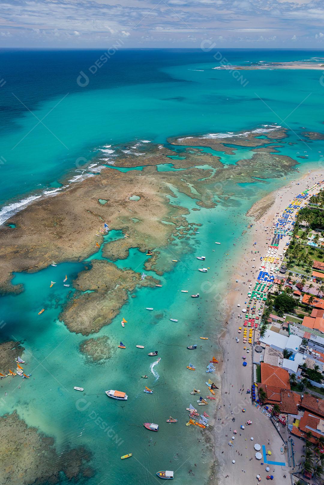 Praia Em Porto De Galinhas Próximo A Recife 6 Imagem JPG